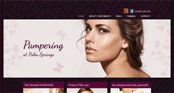 Desktop Screenshot of palmspringssalon.co.uk